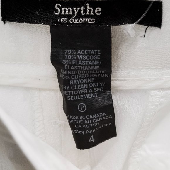 Smythe Cream Tonal Leopard Pattern Trousers - Picture 4 of 8